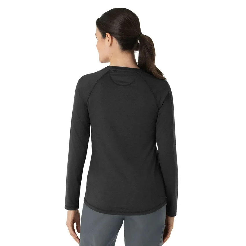 Women's Force Sub-Scrubs Heathered Performance Long Sleeve Tee