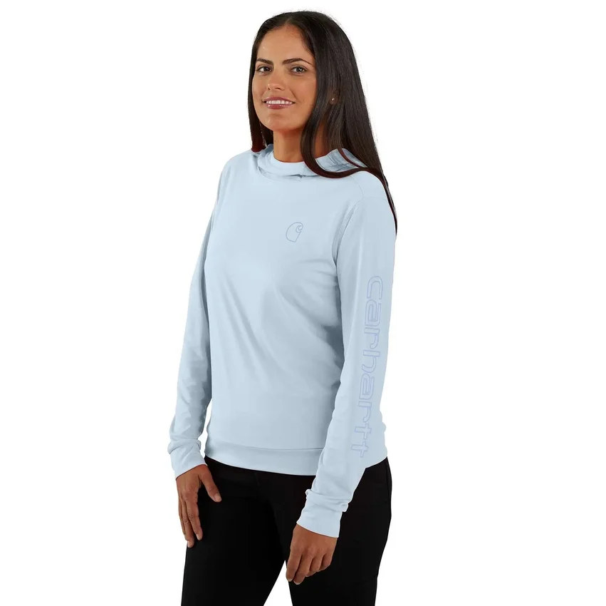 Women's Force Sun Defender Upf 50+ Moisture Wicking Hoodie - Sun Protection Hoodies