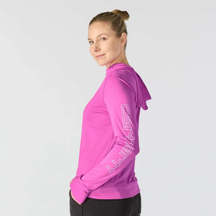 Women's Force Sun Defender Upf 50+ Moisture Wicking Hoodie - Sun Protection Hoodies