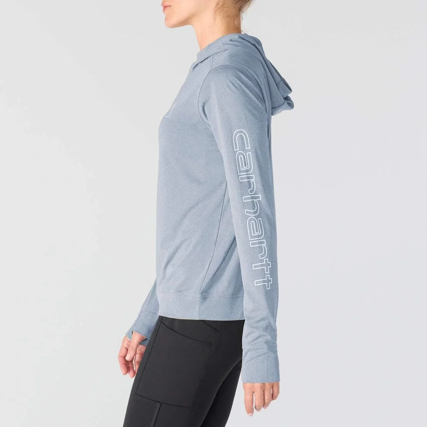 Women's Force Sun Defender Upf 50+ Moisture Wicking Hoodie - Sun Protection Hoodies