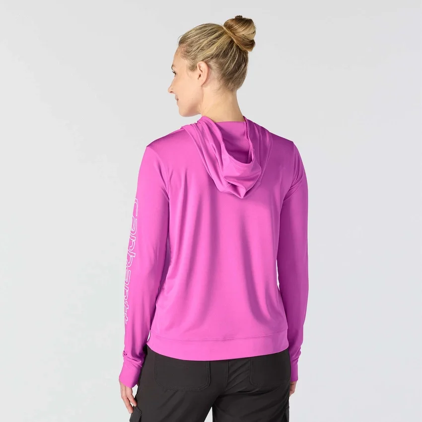 Women's Force Sun Defender Upf 50+ Moisture Wicking Hoodie - Sun Protection Hoodies