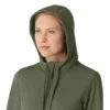 Women's Full Zip Waffle Scrub Hoodie