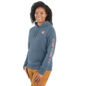 Women's Iconic Clarksburg Relaxed Fit Fleece Lined Logo Hoodie