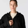 Women's Lightweight Tencel Full Zip Hooded Sweatshirt