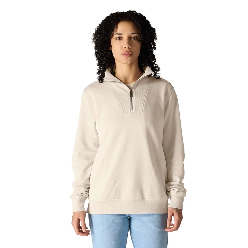 Women's Lightweight Tencel Half-Zip Pullover Sweatshirt