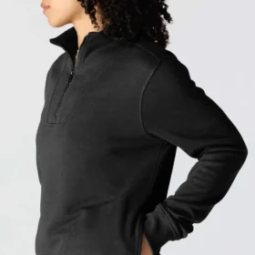 Women’s Lightweight Tencel Half-Zip Pullover Sweatshirt