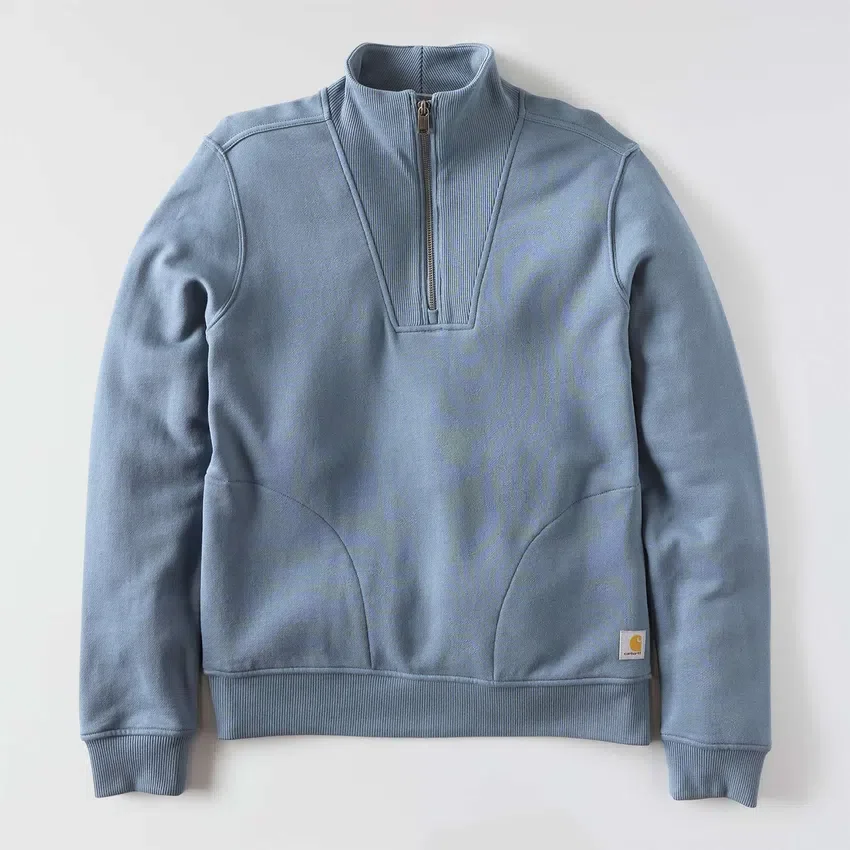 Women's Lightweight Tencel Half-Zip Pullover Sweatshirt