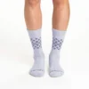 Women's Midweight Synthetic-Wool Blend Fairisle Crew Sock 2-Pack