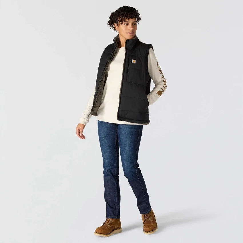 Women's Montana Insulated Reversible Water Resistant Puffer Vest - Rain Defender Vest