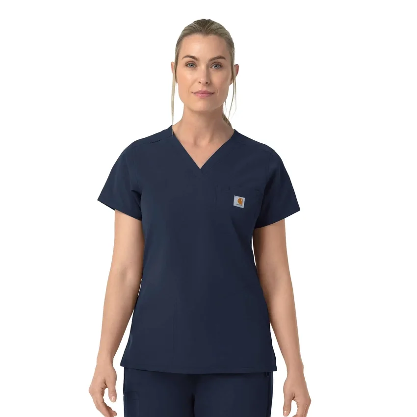 Women's Rugged Flex Fld V-Neck Scrub Top