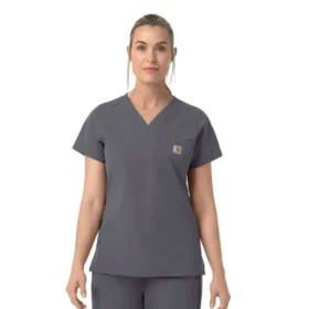Women's Rugged Flex Fld V-Neck Scrub Top