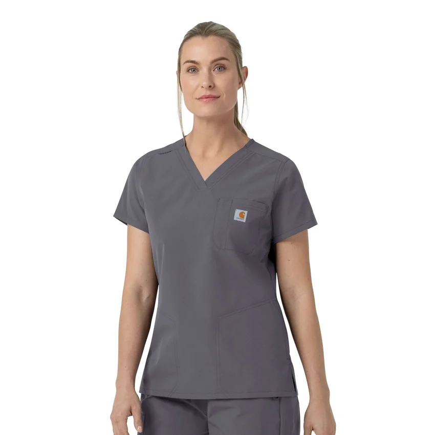 Women's Rugged Flex Fld V-Neck Scrub Top