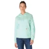 Women's Sawyer Script Logo Sleeve Hoodie