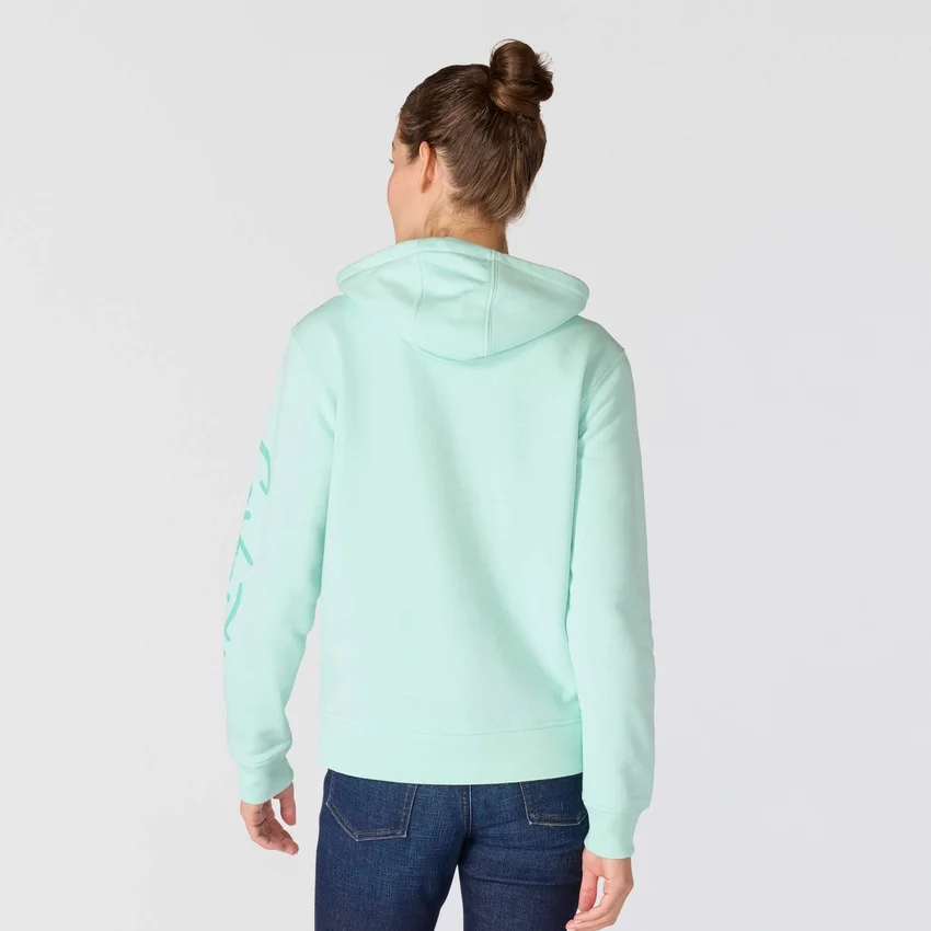 Women's Sawyer Script Logo Sleeve Hoodie