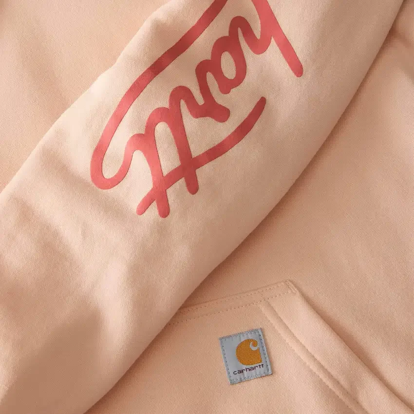 Women's Sawyer Script Logo Sleeve Hoodie