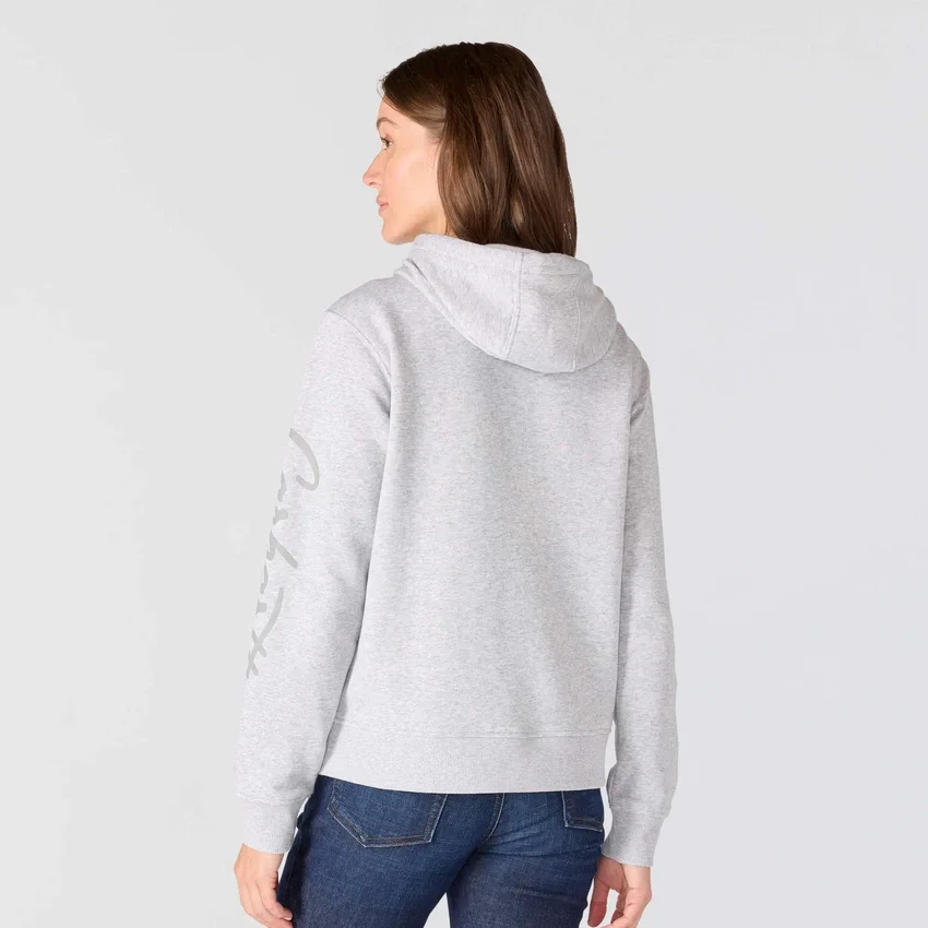 Women's Sawyer Script Logo Sleeve Hoodie