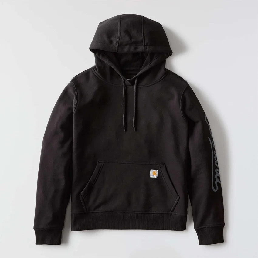 Women's Sawyer Script Logo Sleeve Hoodie