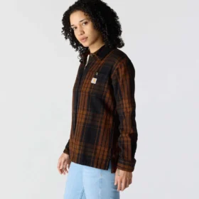 Women’s Tencel™ Fiber Series Loose Fit Twill Plaid Shirt