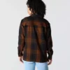 Women's Tencel™ Fiber Series Loose Fit Twill Plaid Shirt