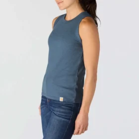 Women’s Tencel Lightweight Breathable Ribbed Tank Top