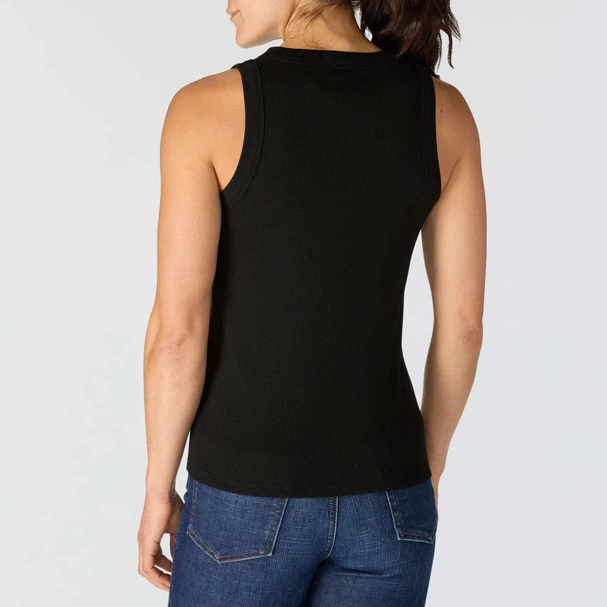 Women's Tencel Lightweight Breathable Ribbed Tank Top