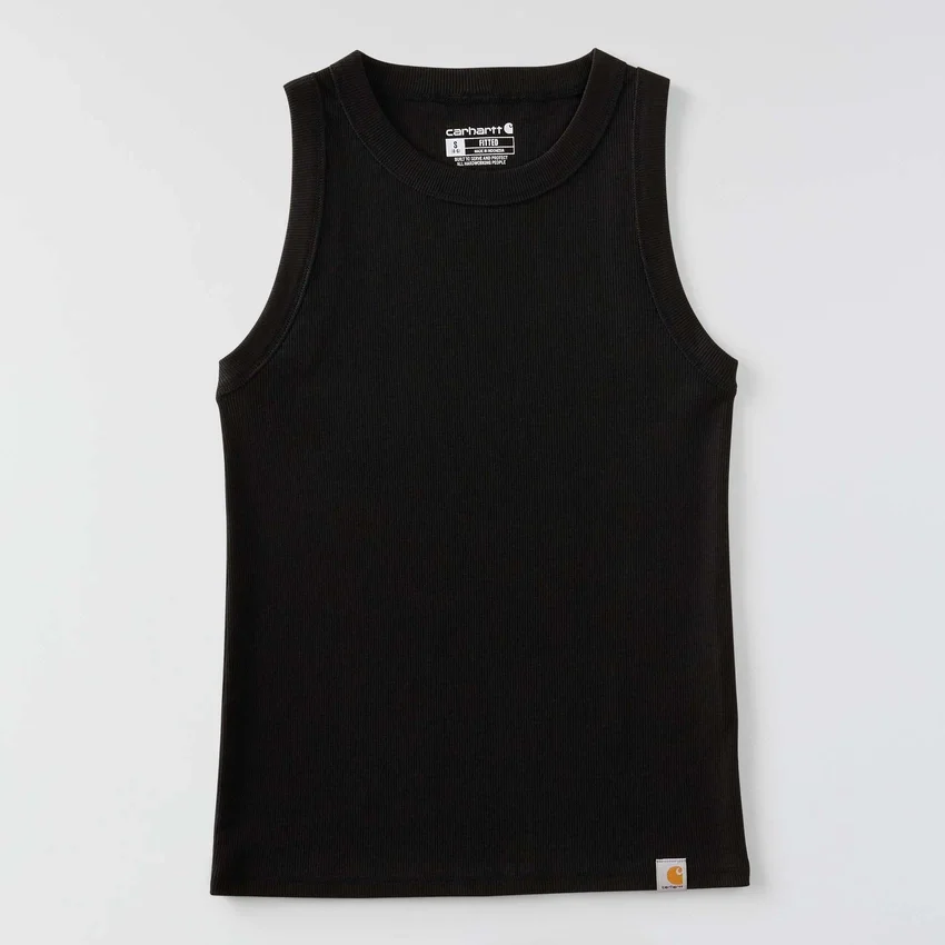 Women's Tencel Lightweight Breathable Ribbed Tank Top