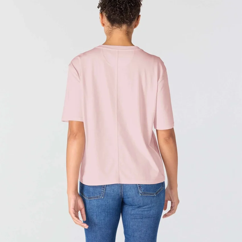 Women's Tencel Lightweight Pennant Flag Graphic T-Shirt
