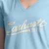 Women's Tencel Lightweight V-Neck Graphic T-Shirt