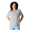 Women's Tencel Loose Fit Lightweight Crewneck Pocket T-Shirt