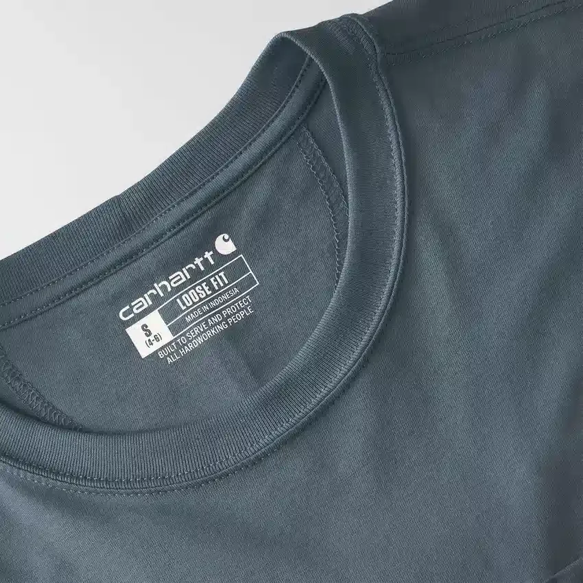 Women's Tencel Loose Fit Lightweight Crewneck Pocket T-Shirt