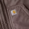 Women's Washed Duck Sherpa-Lined Mock Neck Vest